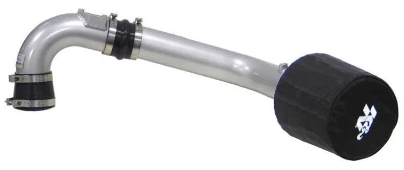 K&N 04 Mazda3 L4-2.3L Silver Typhoon Short Ram Intake - Main Product View