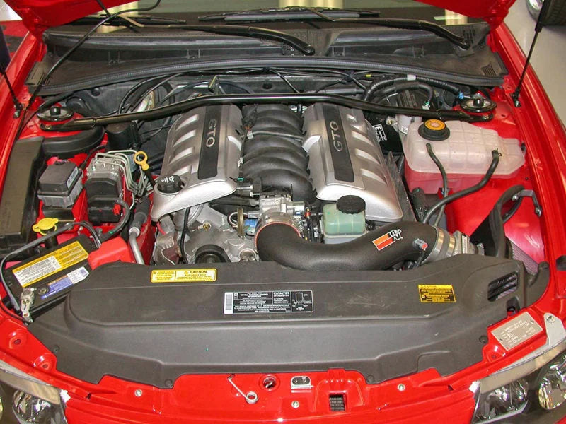 K&N 04 Pontiac GTO 5.7L V8 Performance Intake Kit - Side View