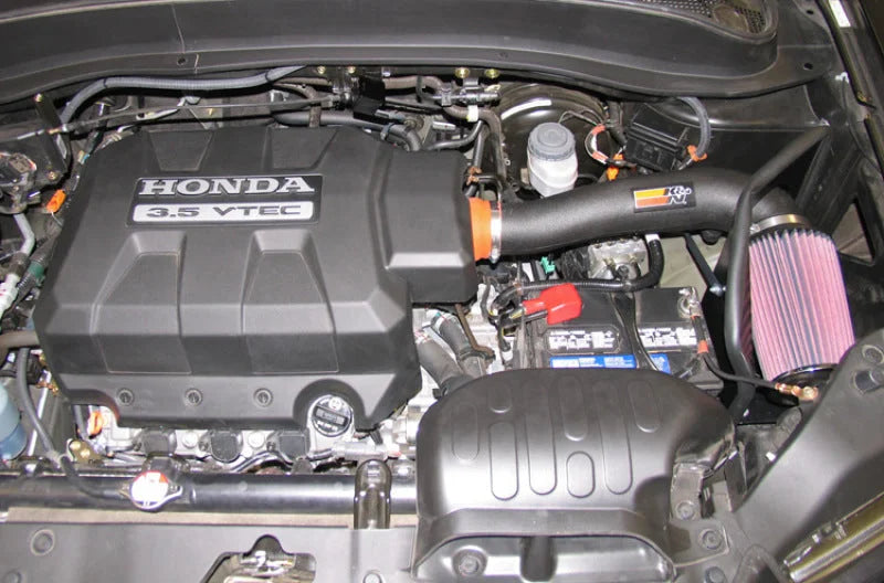 K&N 05-06 Honda Ridgeline V6-3.5L Performance Intake Kit - Side View