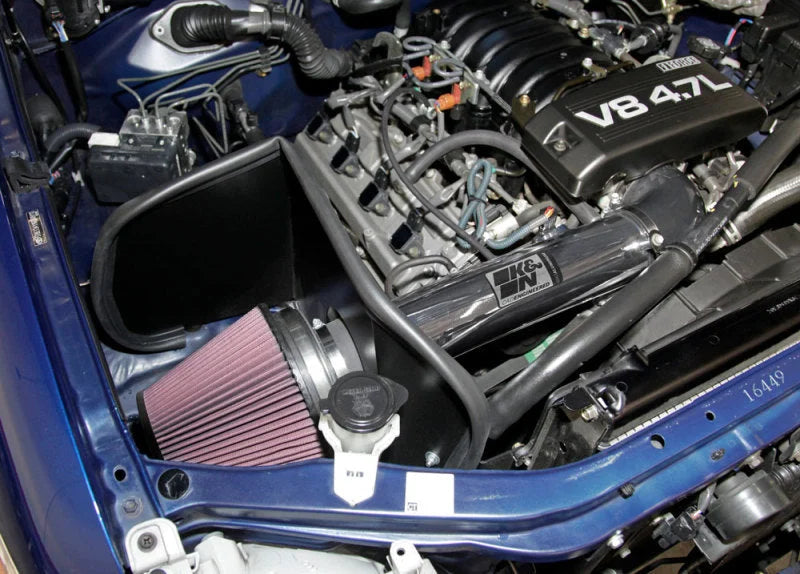 K&N 05-07 Toyota Tundra / Sequoia V8-4.7L High Flow Performance Kit - Back View