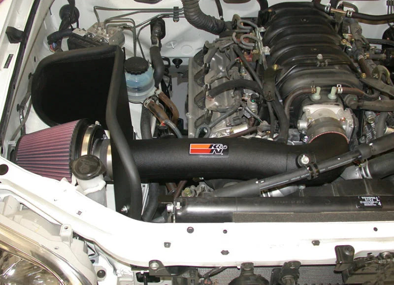 K&N 05-07 Toyota Tundra/Sequoia V8-4.7L AirCharger Performance Intake - Side View