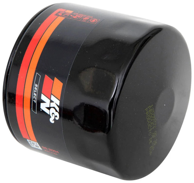 K&N 05-08 Chrysler 300 2.7L V6 / 05-08 Chrysler 300C 5.7L V8 Spin On Oil Filter - Side View