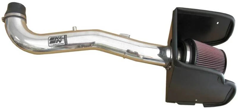 K&N 05-09 Nissan Pathfinder/Xterra/Frontier V6-4.0L 77 Series High Flow Performance Kit - Side View