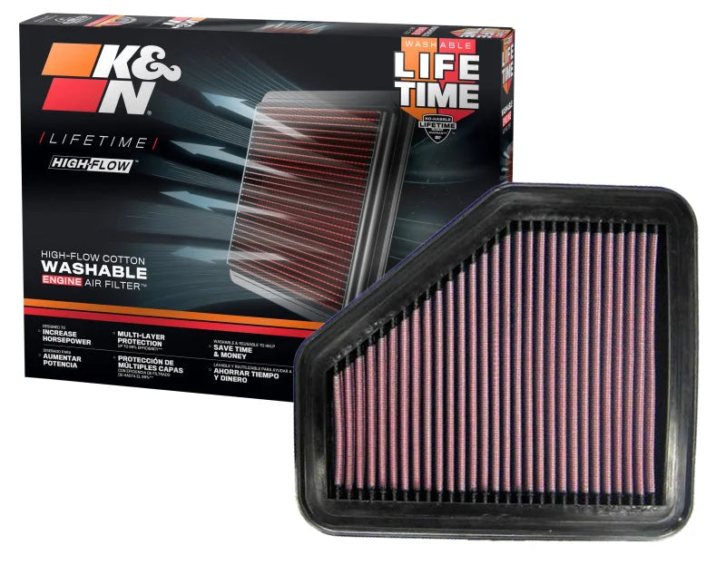 K&N 05-10 Chevy Cobalt / 07-09 Pontiac G5 Drop In Air Filter - Additional View 7