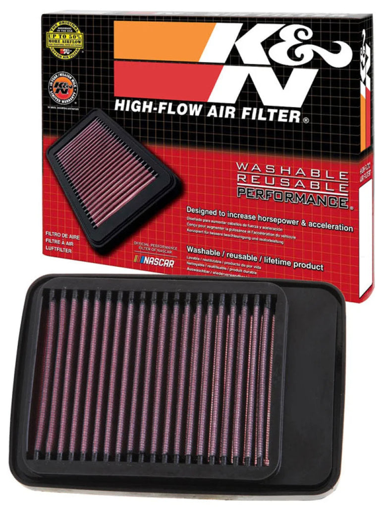 K&N 05-10 Suzuki GSF650 / 06 GSF1200 / 07-10 GSF1250 / 08-09 GSX650F Replacement Air Filter - Main Product View