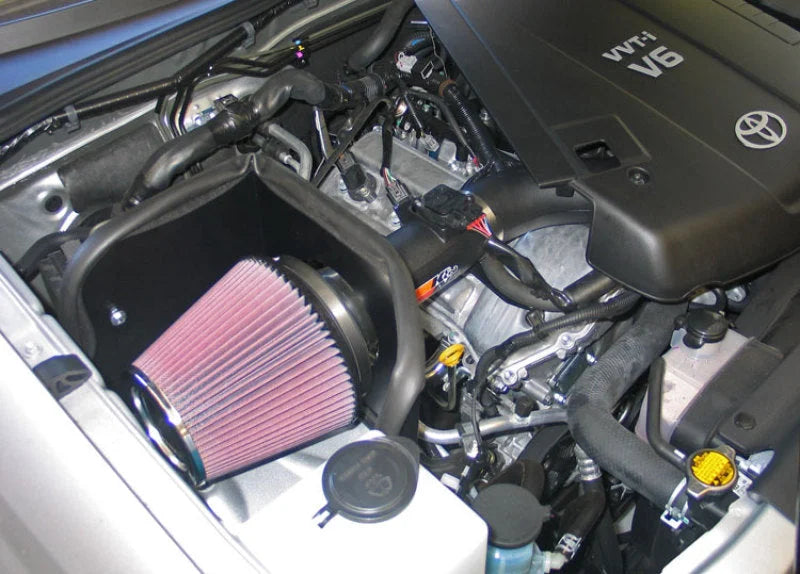 K&N 05-10 Toyota Tacoma V6-4.0L AirCharger Performance Intake - Side View