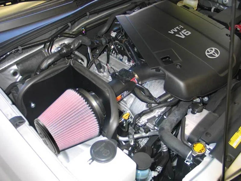 K&N 05-10 Toyota Tacoma V6-4.0L AirCharger Performance Intake - Back View