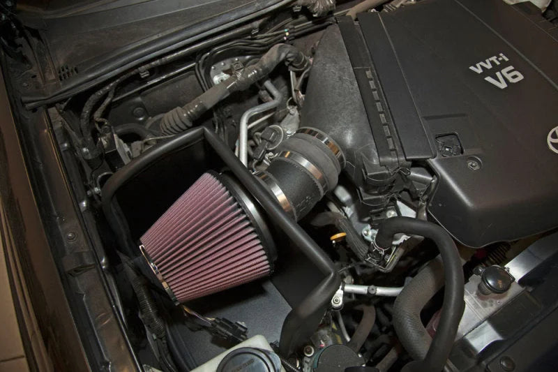 K&N 05-14 Toyota Tacoma 4.0L V6 Performance Air Intake Kit - Side View