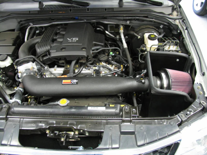 K&N 05 Nissan Pathfinder V6-4.0L Performance Intake Kit - Back View
