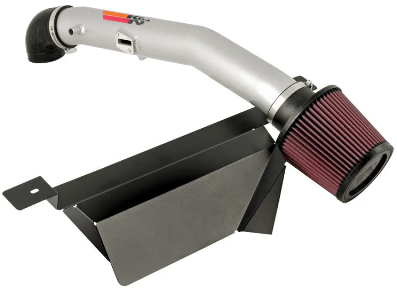 K&N 06-08 Pontiac Solstice / Saturn Sky L4-2.4L Silver Typhoon Short Ram Intake - Main Product View