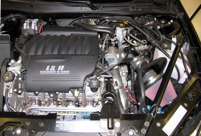 K&N 06-09 Chevy Impala SS V8-5.3L AirCharger Performance Intake - Side View
