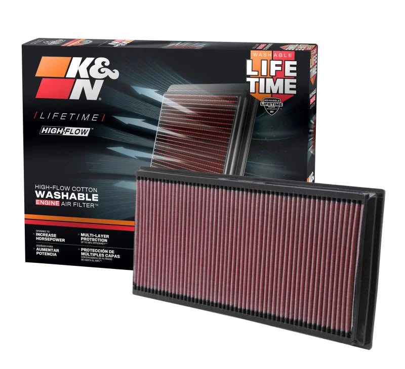 K&N 06-09 L.R. Range Rover / 02-10 VW Touareg / 02-09 Porsche Cayenne Drop In Air Filter - Additional View 13