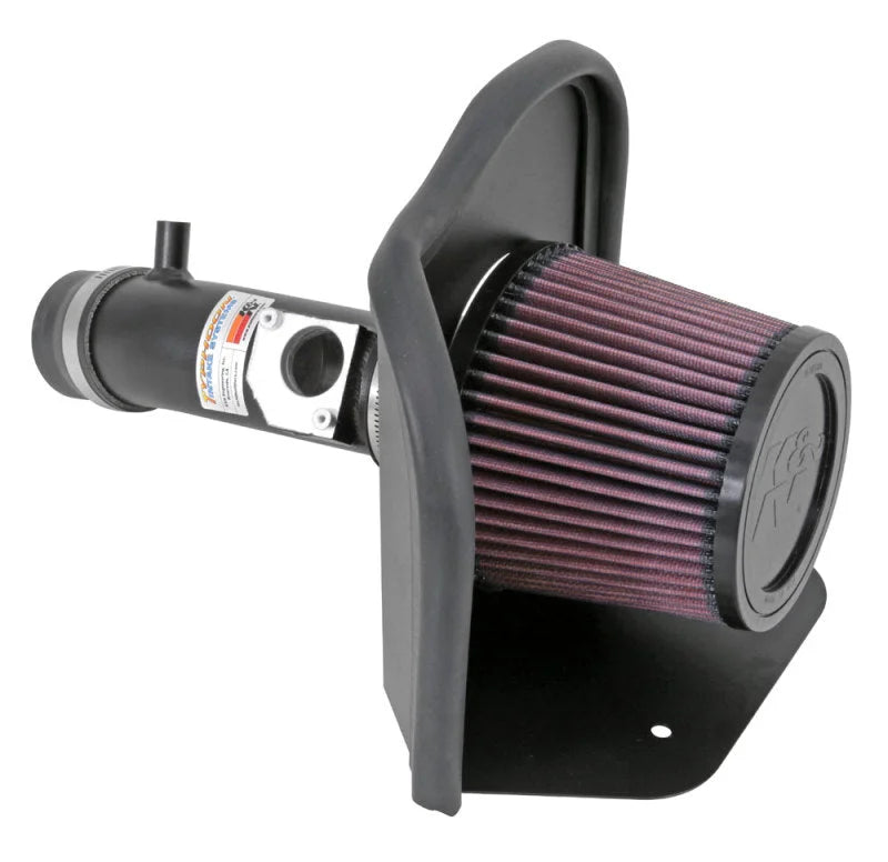 K&N 06-10 Toyota Yaris L4-1.5L Flat Black Typhoon Short Ram Intake - Main Product View