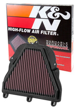 Load image into Gallery viewer, K&amp;N 06-12 Triumph Daytona 675/675 SE/675R/Street Triple/Street Triple R Replacement Air Filter - Side View