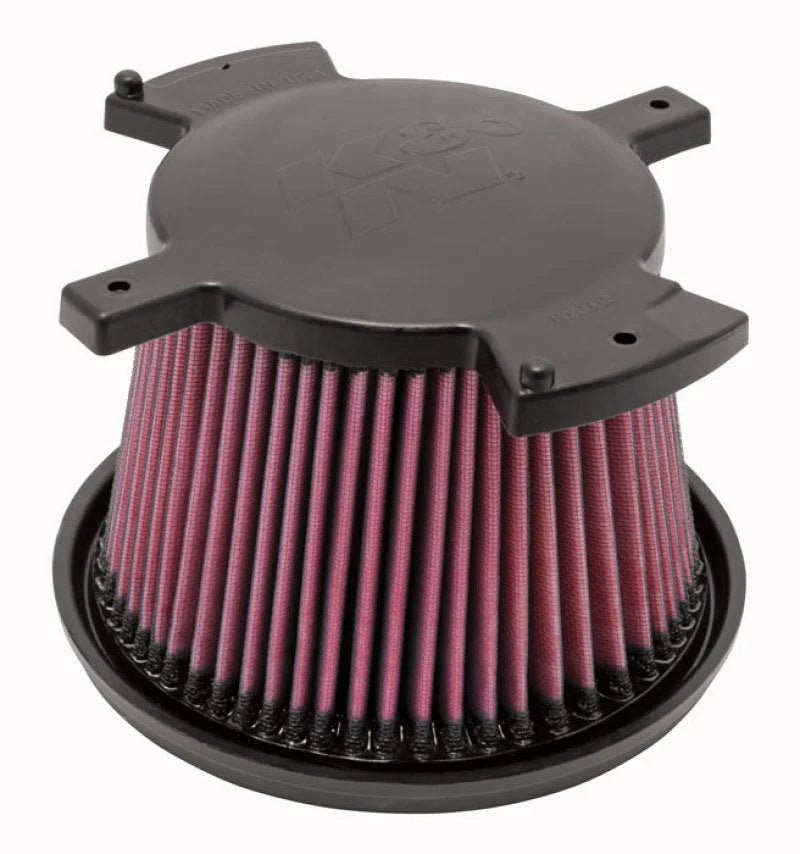 K&N 06 Chevrolet Duramax 6.6L-V8 DSL Drop In Air Filter - Back View