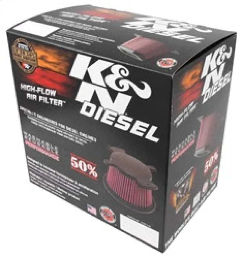 K&N 06 Chevrolet Duramax 6.6L-V8 DSL Drop In Air Filter - Additional View 9