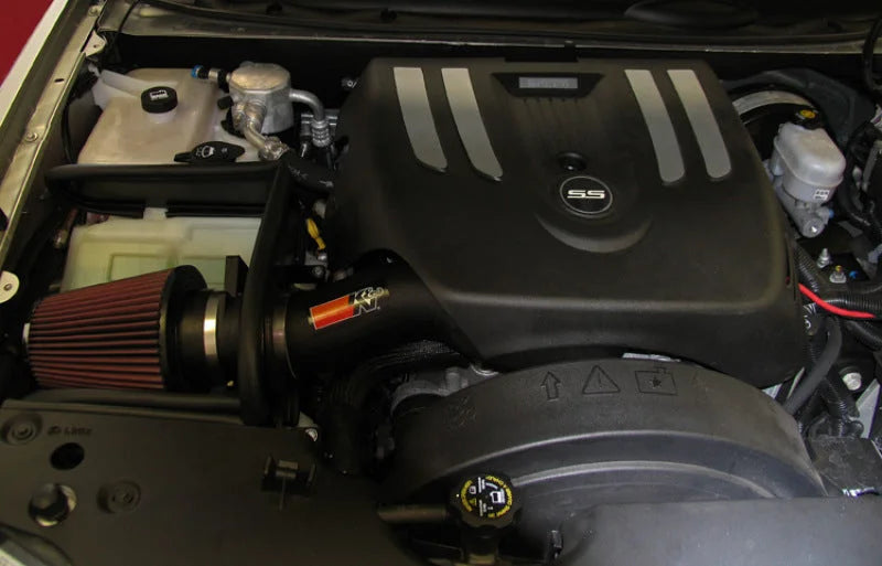 K&N 06 Chevy Trailblazer SS V8-6.0L Performance Intake Kit - Side View