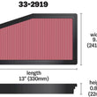 Load image into Gallery viewer, K&amp;N 06 Holden Commodore VE Drop In Air Filter - Additional View 8
