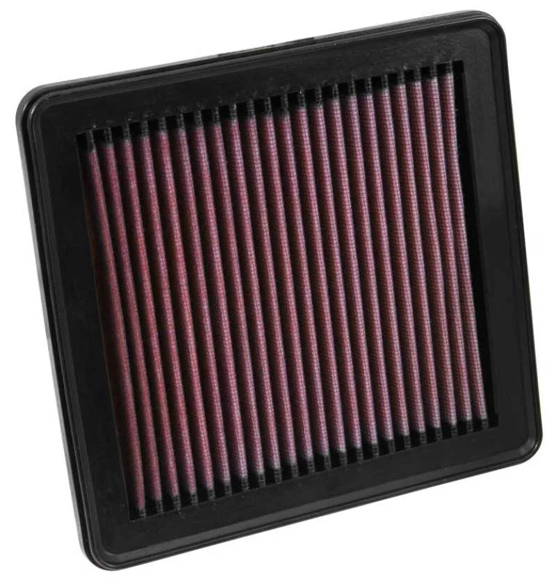 K&N 06 Honda Civic Hybrid 1.3L-L4 Drop In Air Filter - Back View