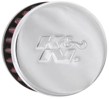 Load image into Gallery viewer, K&amp;N 0.625 inch ID 2 inch OD 1.5 inch H Clamp On Crankcase Vent Filter - Main Product View