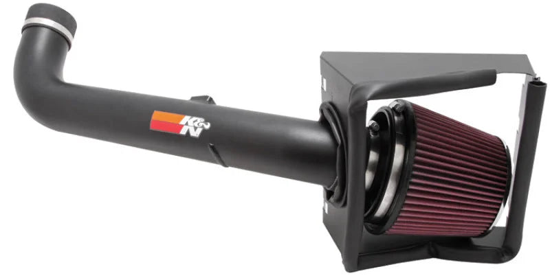K&N 07-08 Ford F250 SD V8-5.4L Black High Flow Performance Kit - Main Product View