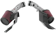 Load image into Gallery viewer, K&amp;N 07-08 G35 Dual Silver Typhoon Short Ram Intakes - Main Product View