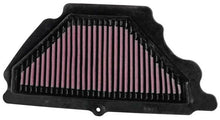 Load image into Gallery viewer, K&amp;N 07-08 Kawasaki ZX6R Ninja Air Filter - Side View