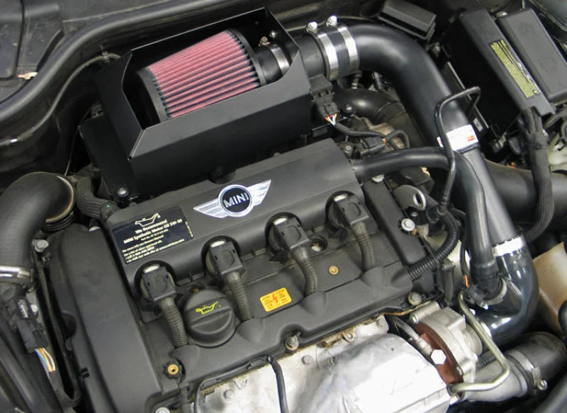 K&N 07-08 Mini Cooper S L4-1.6L Short Ram Intake - Side View