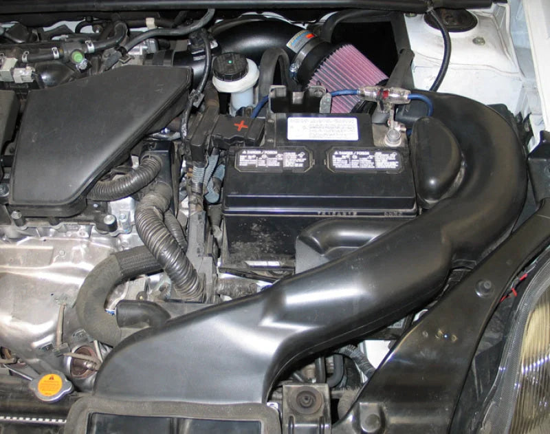 K&N 07-08 Nissan Sentra SE-R Spec VL4-2.5L Typhoon Short Ram Intake - Side View