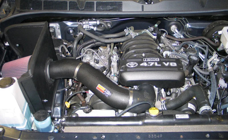 K&N 07-08 Toyota Tundra V8-4.7L AirCharger Performance Intake - Side View