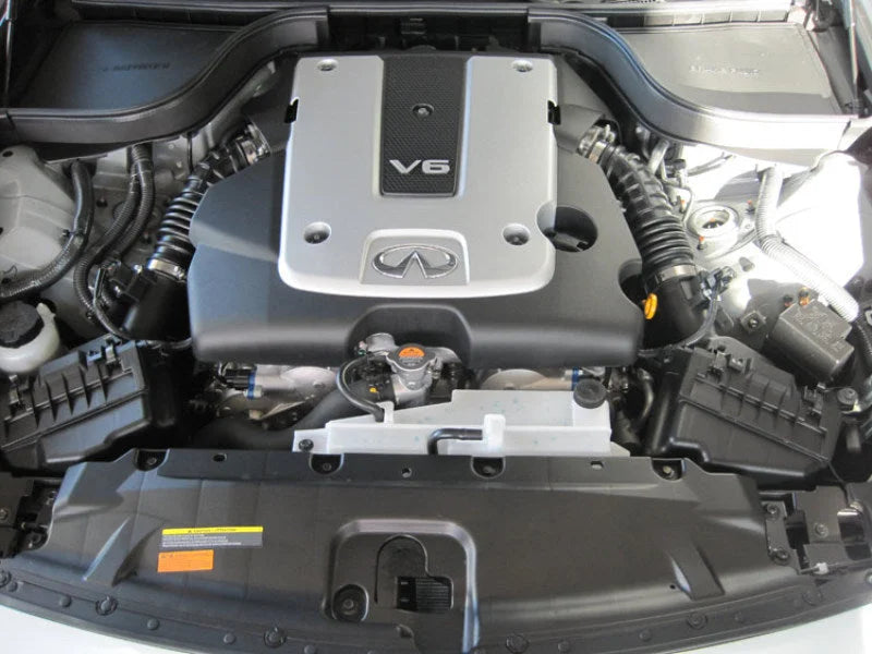 K&N 07-09 350z/370z/G35/G37 Drop In Air Filter - Side View