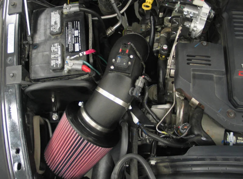 K&N 07-09 Dodge Ram 2500/3500 Pickup 6.7L Performance Intake Kit - Side View