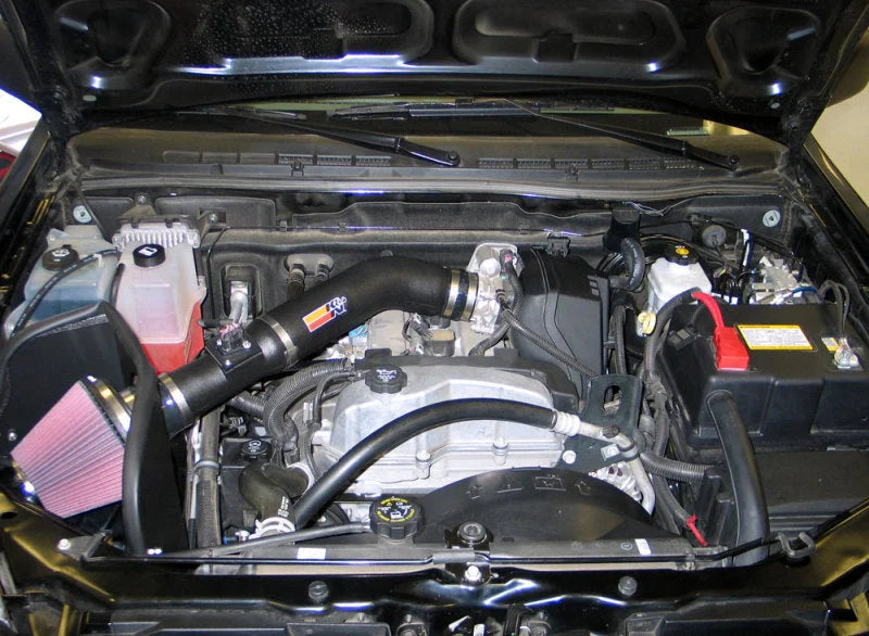 K&N 07-09 GM Canyon/Colorado L4-2.9L AirCharger Performance Intake - Side View