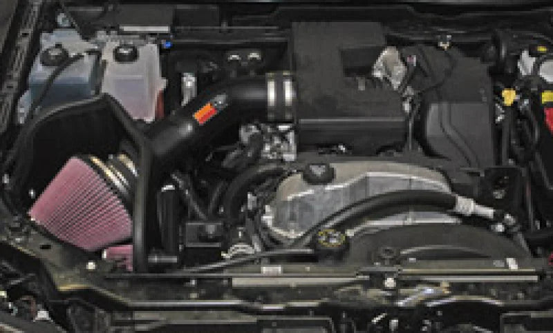 K&N 07-09 GM Colorado/Canyon H3 L5-3.7L AirCharger Performance Intake - Side View
