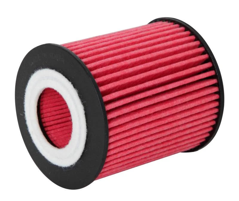 K&N 07-09 Mazdaspeed3 Performance Gold Oil Filter (OEM style cartridge filter) - Side View