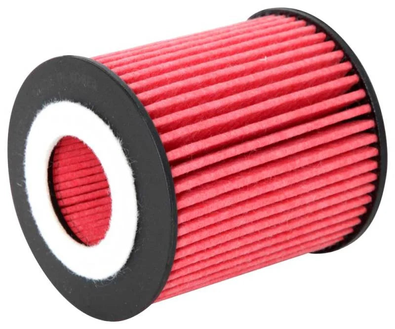 K&N 07-09 Mazdaspeed3 Performance Gold Oil Filter (OEM style cartridge filter) - Back View
