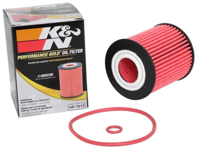 K&N 07-09 Mazdaspeed3 Performance Gold Oil Filter (OEM style cartridge filter) - Additional View 12