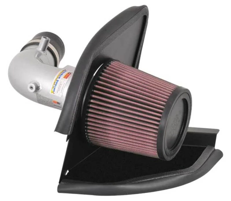 K&N 07-09 Mazdaspeed3 Silver Typhoon Short Ram Intake - Main Product View