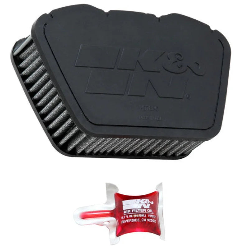 K&N 07-09 Yamaha XVS950/1300 V-Star Replacement Air Filter - Side View