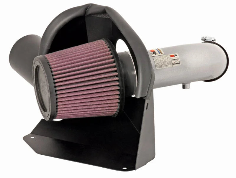 K&N 07-10 Nissan Altima 2.5L Silver Typhoon Short Ram Intake - Main Product View