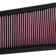 Load image into Gallery viewer, K&amp;N 07-11 Nissan 1.125in H x 9.063in L x 6.438in W Replacement Air Filter - Side View