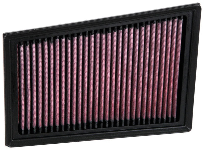K&N 07-11 Nissan 1.125in H x 9.063in L x 6.438in W Replacement Air Filter - Side View