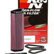 Load image into Gallery viewer, K&amp;N 07-12 Ducati 1098/1098S/1098R/848 848/1198S/Streetfighter/848 Evo/Diavel Replacement Air Filter - Side View