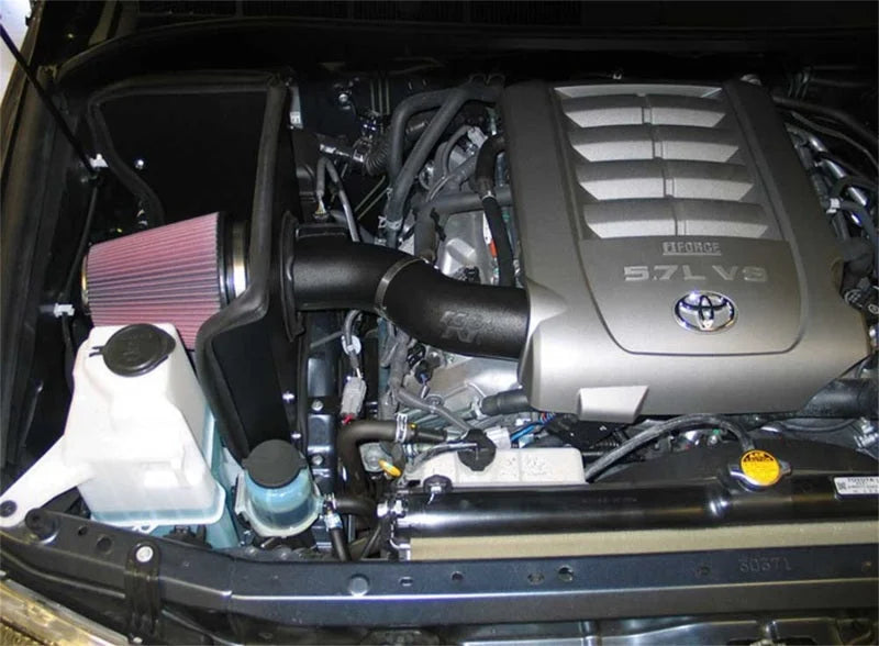 K&N 07-13 Toyota Tundra V8-5.7L Performance Air Intake Kit - Side View