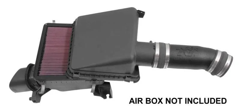 K&N 07-13 Toyota Tundra V8-5.7L Performance Air Intake Kit - Back View