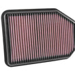 Load image into Gallery viewer, K&amp;N 07-15 Jeep Wrangler L4-2.8L DSL Replacement Drop In Air Filter - Main Product View