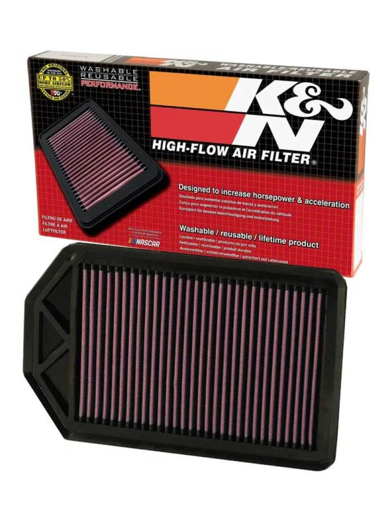 K&N 07 Honda CRV Drop In Air Filter - Side View