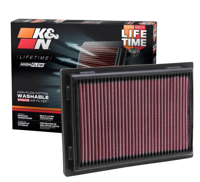 K&N 07 Lexus LS460 4.6L-V8 Drop In Air Filter - Additional View 10