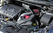 Load image into Gallery viewer, K&amp;N 07 Mitsubishi Lancer L4-2.0L Silver Typhoon Short Ram Intake - Side View