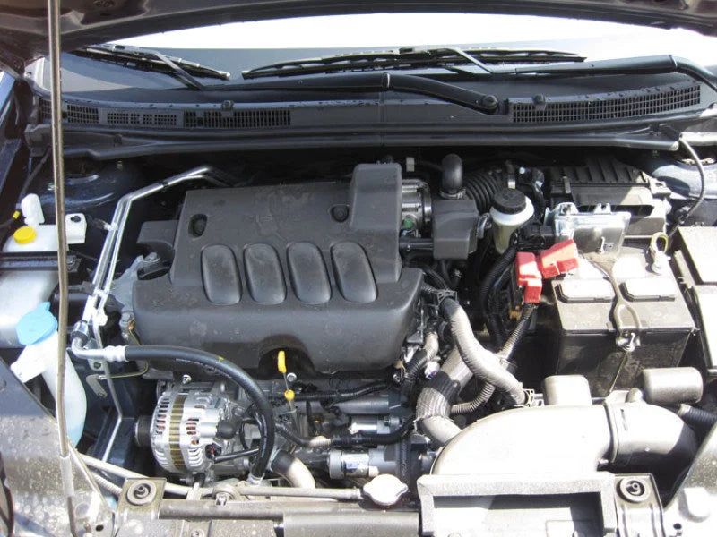 K&N 07 Nissan Sentra 2.0L-L4 Drop In Air Filter - Side View